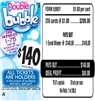 $140 TOP - Form # 5595Y Double Bubble $1.00 Bingo Event Ticket