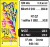 $400 TOP - Form # 6083J Triple Twist $1.00 Bingo Event Ticket