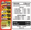 $1,000 TOP - Form # 984WA Race Horse Downs $1.00 Bingo Event Ticket