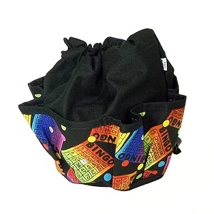 Deluxe 10-Pocket Bingo Dauber Bag - Multi-Color