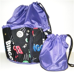 Deluxe 10-Pocket Bingo Dauber Bag - Space Balls