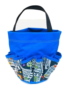 10-Pocket Bingo Dauber Velcro Bag - Stars