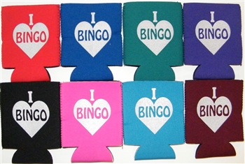 Bingo 12 oz Can Collapsible Koozie