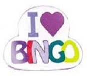 I Love Bingo Keychain