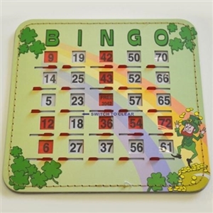 Bingo Shamrock Shutter Card
