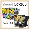 Brother LC261 LC263 set