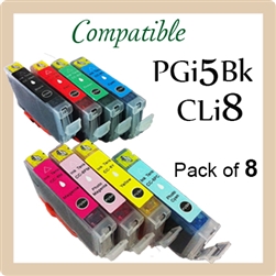 Canon PGi-5Bk CLi-8 set