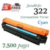 Compatible Canon 322 Cyan