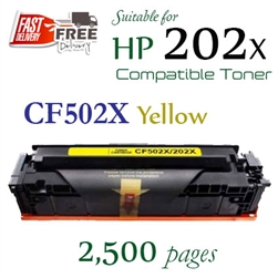 Compatible HP 202X Yellow CF500X CF501X CF502X CF503X
