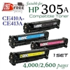 Compatible HP 305A Set CE410A CE410X CE411A CE412A CE413A