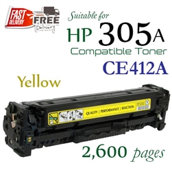 Compatible HP 305A Yellow CE410A CE410X CE411A CE412A CE413A