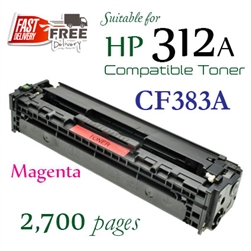 Compatible HP 312A Magenta CF380A CF380X CF381A CF382A CF383A