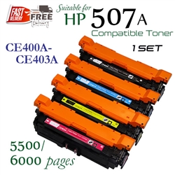 Compatible HP 507A CE400A CE401A CE402A CE403A