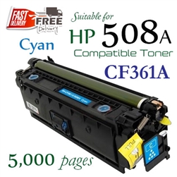 Compatible HP 508A Cyan CF360A CF361A CF362A CF363A