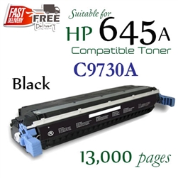 Compatible HP 645A Black C9730A C9731A C9732A C9733A