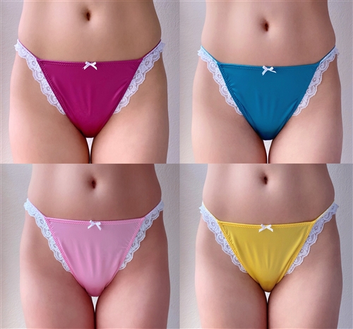 Stretch Satin Pixie Panties