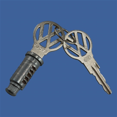 Glove Box Lock Cylinder With Key - Vanagon