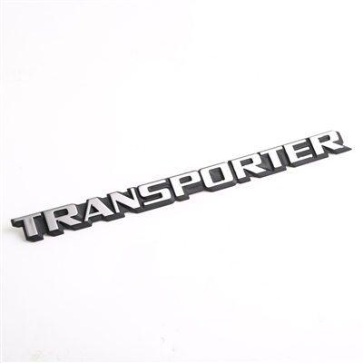 Inscription for Rear Hatch - "Transporter" - Chrome - Vanagon 84-92