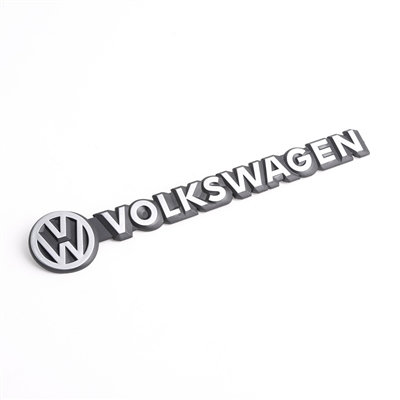 Inscription for Rear Hatch - "Volkswagen" - Chrome - Vanagon 83-87