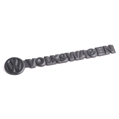 Inscription for Rear Hatch - "Volkswagen" - Black - Vanagon 83-87