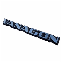 Inscription for Rear Hatch - "Vanagon" - Chrome - Vanagon 84-92