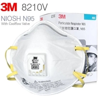 3M 8210V N95 Mask With Respirator (Box of 10)