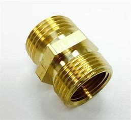 3/4" Brass MALE IPS X MALE Hose Coupling