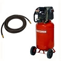 Air Compressor with Hose and Fittings (Choose Size) (Picture is just an example)