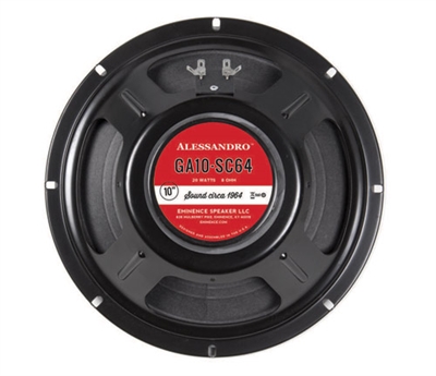 Eminence GA10-SC64 10" Guitar Speaker