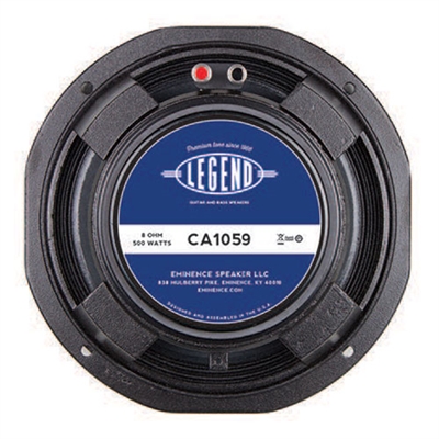 Eminence Legend CA1059.8 10" bass guitar speaker 8 ohm