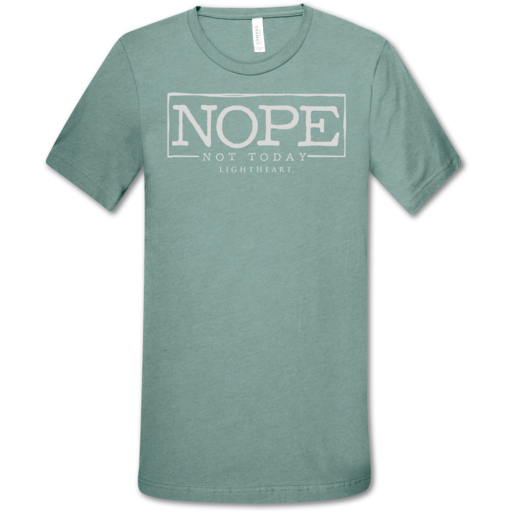 LH Nope Not Today Front Print-Htr. Prism Dusty Blue