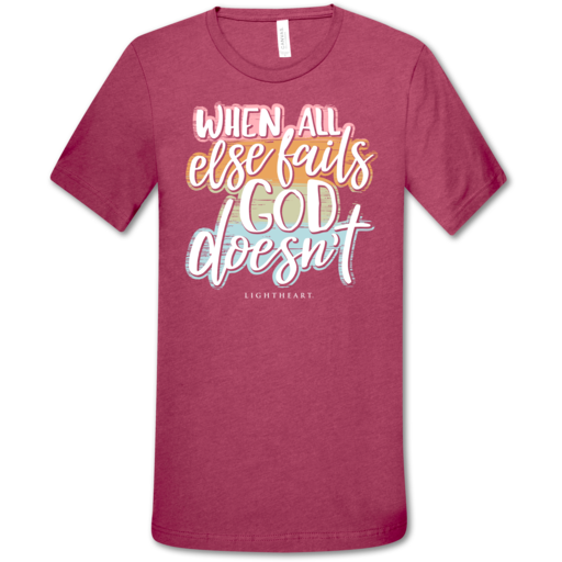 LH When All Else Fails front print-Heather Raspberry
