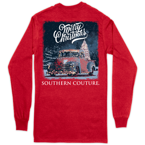 SC Classic Merry Christmas Light Truck on LS-Red