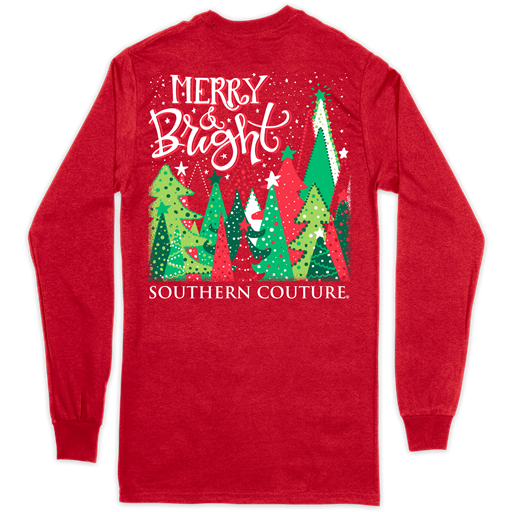 SC Classic Merry & Bright Trees on LS-Red