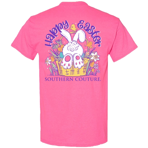 SC Classic Happy Easter Bunny-Safety Pink