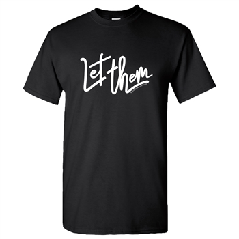 SC Soft Let them front print-Black