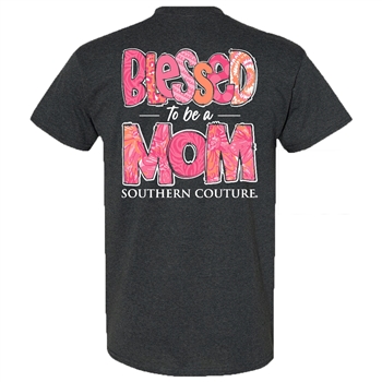 SC Classic Blessed to Be A Mom-Dark Heather