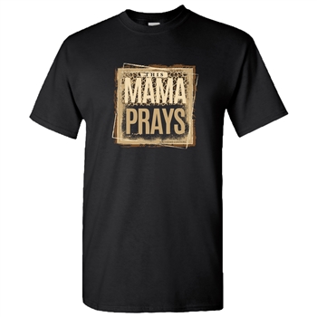 SC Soft This Mama Prays front print-Black