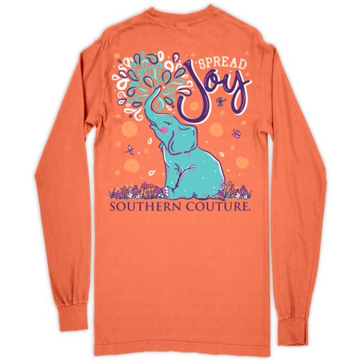 SC Comfort Spread Joy on Long Sleeve-Melon