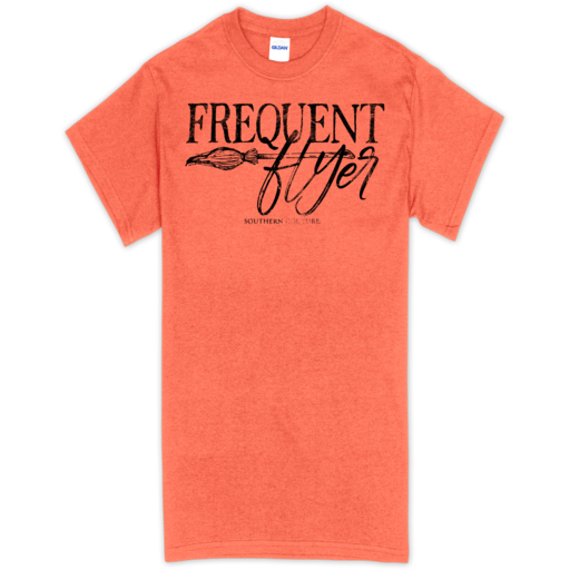 SC Soft Frequent Flyer front print-Heather Orange