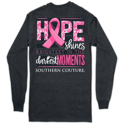 SC Classic Hope Shines on Long Sleeve-Dark Heather