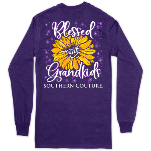 SC Classic Blessed With Grankids on LS-Purple