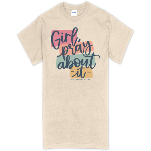 SC Soft Girl Pray About It front print-Natural