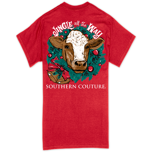 SC Classic Jingle all the Way Cow-Red