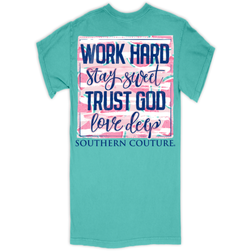 SC Comfort Work Hard Trust God-Chalky Mint