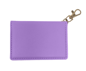 SC Faux Leather ID Wallet-Purple