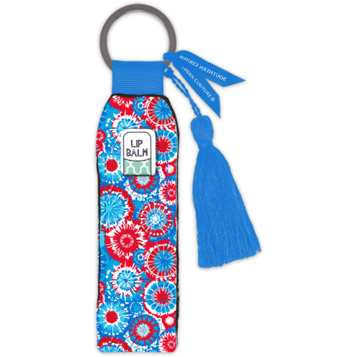 SC Patriotic Tie Dye Key Chain