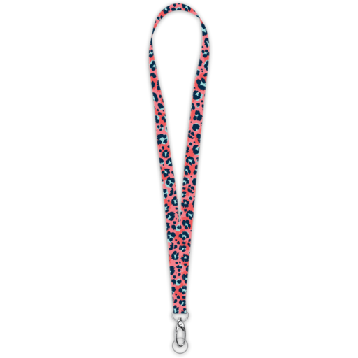 SC Coral Leopard Lanyard