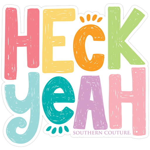 SC Heck Yeah Sticker - 12 pack