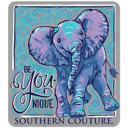 SC Be Younique Elephant Sticker - 12 pack